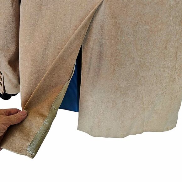 Vintage Alfred Big & Tall Southwestern Tan Suede Blazer Size 42* - Picture 7 of 9